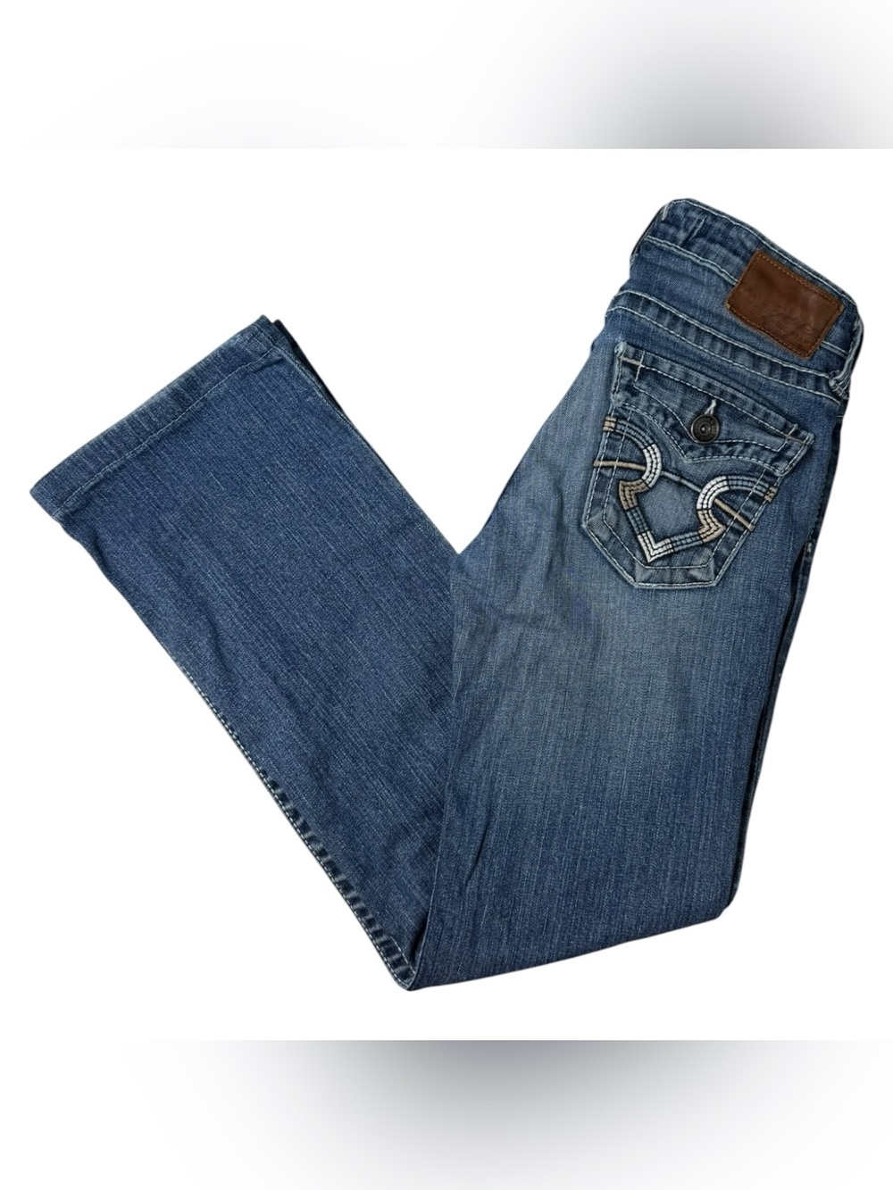 Big Star Remy Low Rise Bootcut Flare Jeans Size 27 Blue Denim